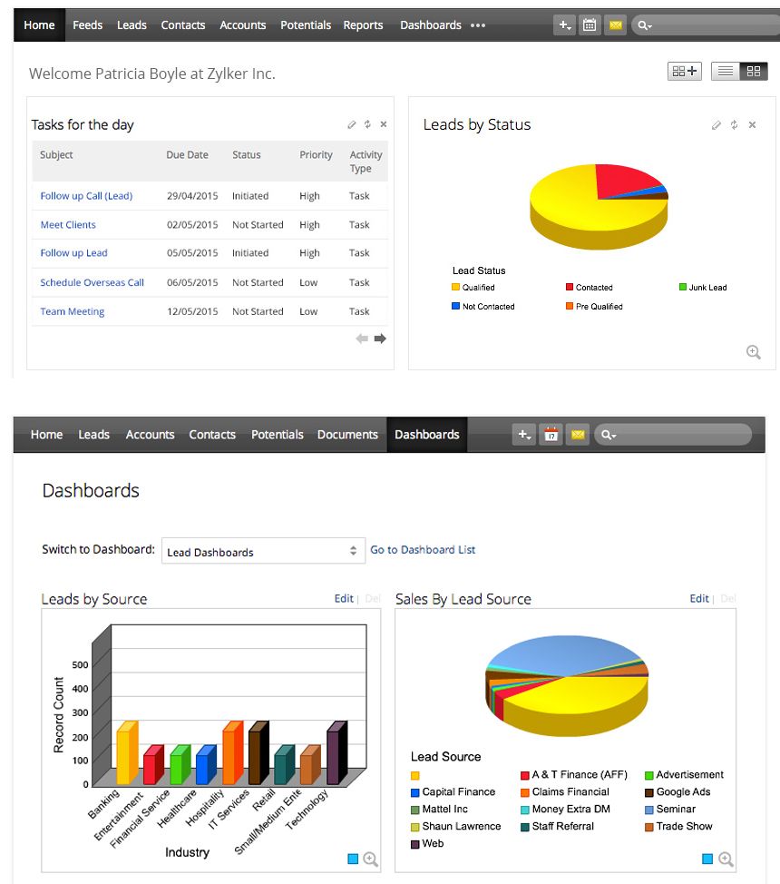 July 25 ZoHo CRM Example