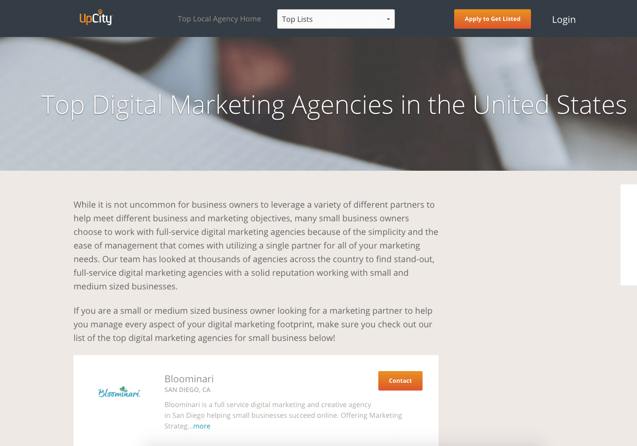 bloominari san diego top 15 ditital marketing agencies united states
