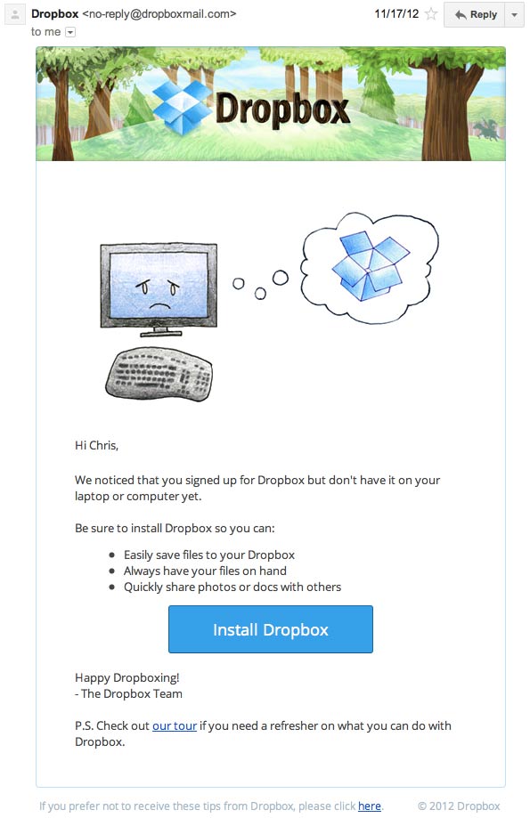 Dropbox example