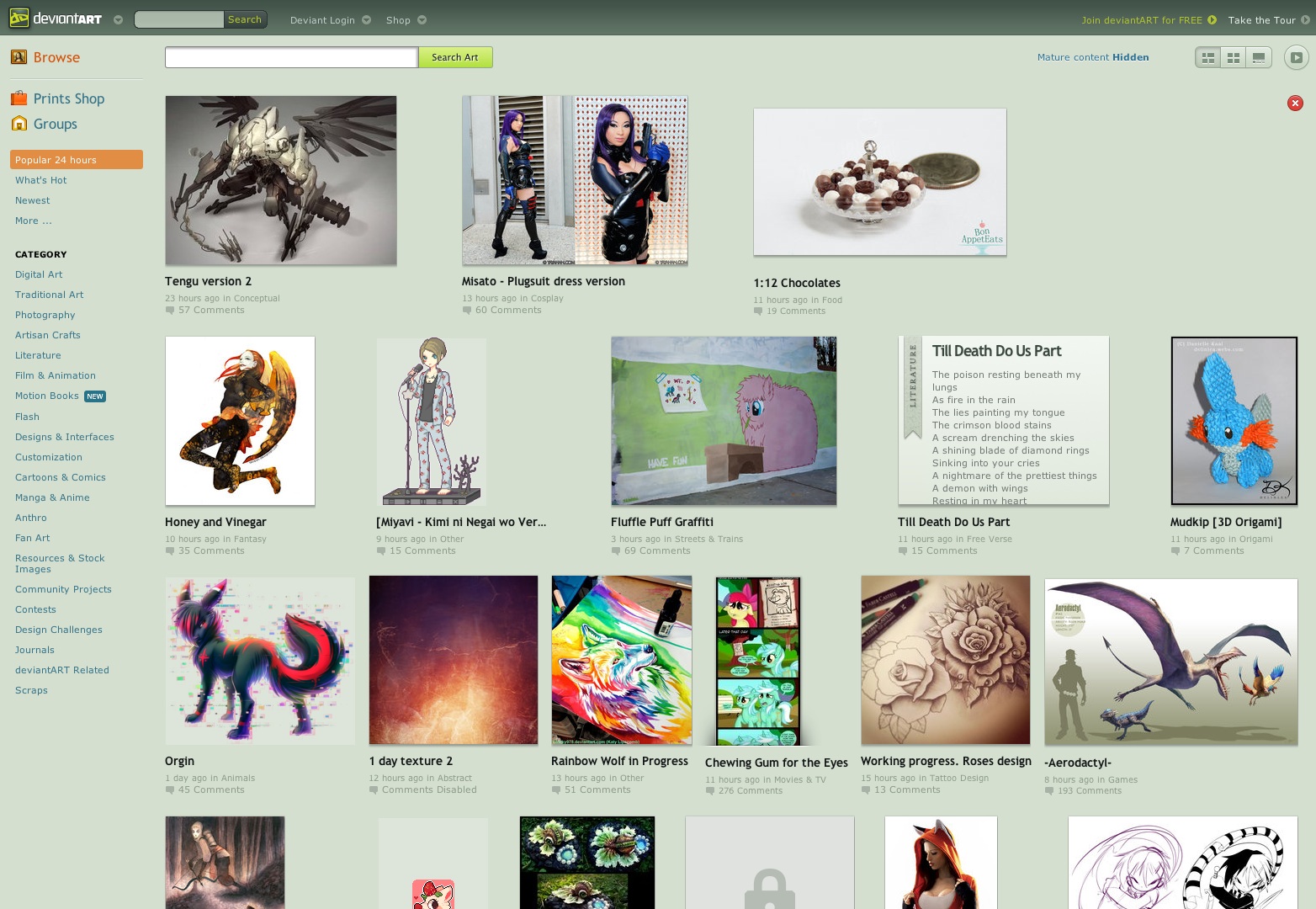 deviant art social media community