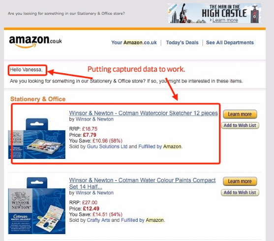 amazon key success to generate sales