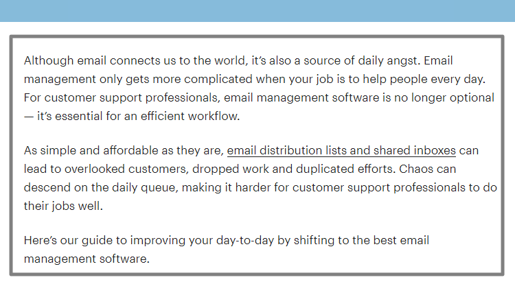 Email management