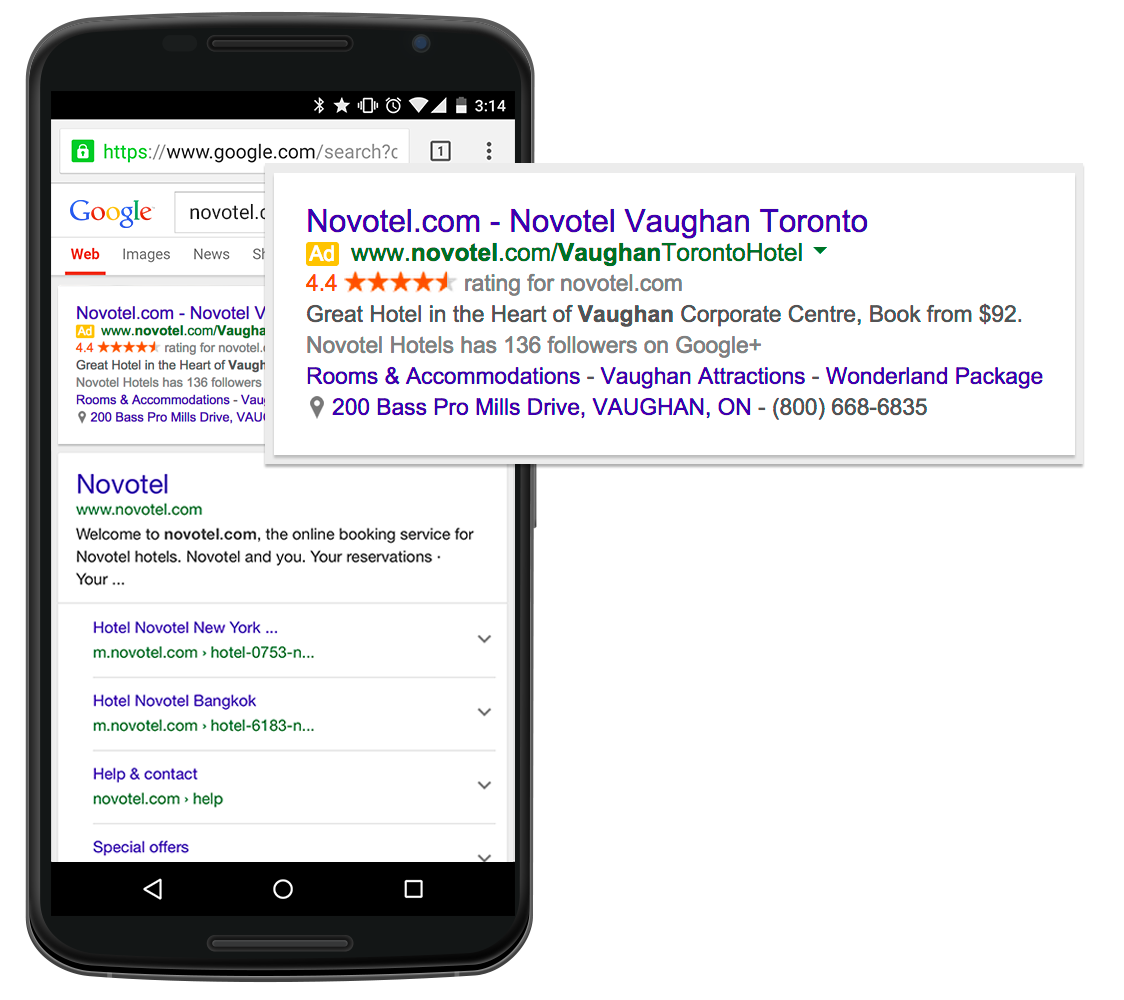 Mobile location extension