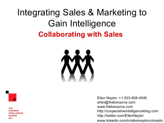 Integrate Sales and Marketing