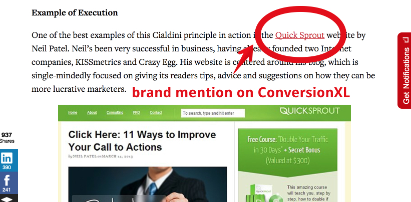 Brand Mention Conversion