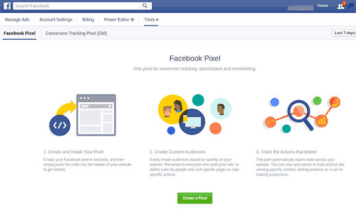 install Facebook Pixel on your website