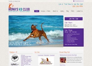 Kona's K9 Club- San Diego