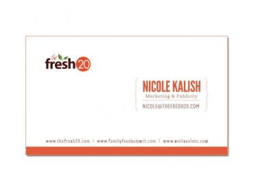 The Fresh 20 Cards