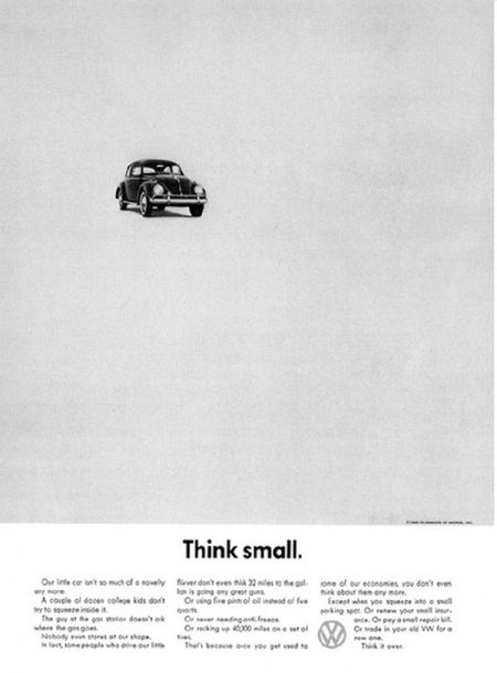 Think Small by VW